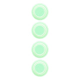 Maxbell Car Door Absorber Cushion Gasket Decorative Buffer Bumper Cushion 4x Luminous no Sign