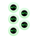 Maxbell Car Door Absorber Cushion Gasket Decorative Buffer Bumper Cushion 5xLuminous with Sign