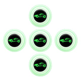 Maxbell Car Door Absorber Cushion Gasket Decorative Buffer Bumper Cushion 5xLuminous with Sign