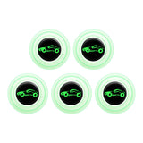 Maxbell Car Door Absorber Cushion Gasket Decorative Buffer Bumper Cushion 5xLuminous with Sign