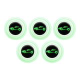 Maxbell Car Door Absorber Cushion Gasket Decorative Buffer Bumper Cushion 5xLuminous with Sign