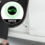 Maxbell Car Door Absorber Cushion Gasket Decorative Buffer Bumper Cushion 5xLuminous with Sign