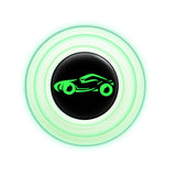 Maxbell Car Door Absorber Cushion Gasket Decorative Buffer Bumper Cushion 5xLuminous with Sign