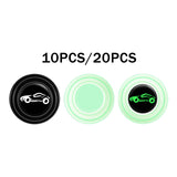 Maxbell 10Pcs Car Door Anti Collision Gasket Thickening for Automobile Truck With sign