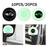 Maxbell 10Pcs Car Door Anti Collision Gasket Thickening for Automobile Truck With sign