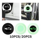 Maxbell 10Pcs Car Door Anti Collision Gasket Thickening for Automobile Truck With sign