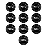 Maxbell 10Pcs Car Door Anti Collision Gasket Thickening for Automobile Truck With sign