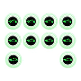 Maxbell 10Pcs Car Door Anti Collision Gasket Thickening for Automobile Truck With luminous