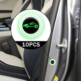 Maxbell 10Pcs Car Door Anti Collision Gasket Thickening for Automobile Truck With luminous
