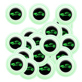 Maxbell 20Pcs Car Door Anti Collision Gasket Decoration Accessory for Truck SUV With sign luminous