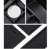 Maxbell Center Console Storage Box Tray Multi Use with 4 Compartments for Car