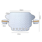 Maxbell Winter Windshield Car Windshield Snow Cover Windscreen Snow for RV style A