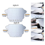 Maxbell Winter Windshield Car Windshield Snow Cover Windscreen Snow for RV style A