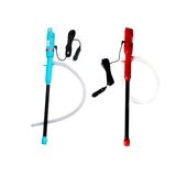 Maxbell Electric Oil Water Liquids Transfer Pump Car Siphon Hose for Oil Blue