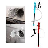 Maxbell Electric Oil Water Liquids Transfer Pump Car Siphon Hose for Oil Blue