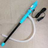 Maxbell Electric Oil Water Liquids Transfer Pump Car Siphon Hose for Oil Blue