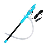 Maxbell Electric Oil Water Liquids Transfer Pump Car Siphon Hose for Oil Blue