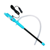 Maxbell Electric Oil Water Liquids Transfer Pump Car Siphon Hose for Oil Blue