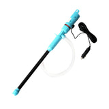 Maxbell Electric Oil Water Liquids Transfer Pump Car Siphon Hose for Oil Blue
