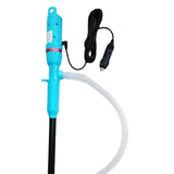 Maxbell Electric Oil Water Liquids Transfer Pump Car Siphon Hose for Oil Blue