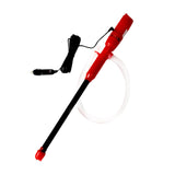 Maxbell Electric Oil Water Liquids Transfer Pump Car Siphon Hose for Oil Red