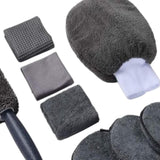 Maxbell 9x Car Cleaning Kit for Cleaning Wheels
