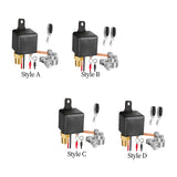 Maxbell 12V Universal Remote Battery Disconnect Switch Kill Switch for Car Style A
