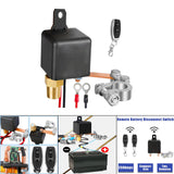 Maxbell 12V Universal Remote Battery Disconnect Switch Kill Switch for Car Style C