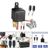Maxbell 12V Universal Remote Battery Disconnect Switch Kill Switch for Car Style D