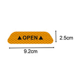 Maxbell 4x Reflective Tape Strong Adhesion for Vehicles Motorcycle Automotive Yellow