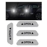 Maxbell 4x Reflective Tape Strong Adhesion for Vehicles Motorcycle Automotive Argent