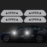 Maxbell 4x Reflective Tape Strong Adhesion for Vehicles Motorcycle Automotive Argent
