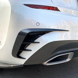 Maxbell 2 Pieces High Strength Rear Bumper Lip Spoiler for BMW G20 G28 Replaces Black Stripe