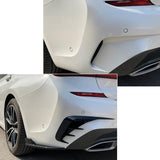Maxbell 2 Pieces High Strength Rear Bumper Lip Spoiler for BMW G20 G28 Replaces Black