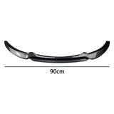 Maxbell Front Bumper Splitter Lip Body Kit Black for BMW 1 Series E82 E88 Carbon Fiber