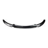 Maxbell Front Bumper Splitter Lip Body Kit Black for BMW 1 Series E82 E88 Carbon Fiber