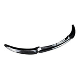 Maxbell Front Bumper Splitter Lip Body Kit Black for BMW 1 Series E82 E88 Carbon Fiber
