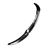 Maxbell Front Bumper Splitter Lip Body Kit Black for BMW 1 Series E82 E88 Carbon Fiber