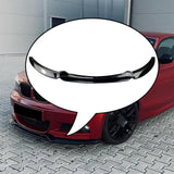 Maxbell Front Bumper Splitter Lip Body Kit Black for BMW 1 Series E82 E88 Black