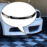 Maxbell Front Bumper Splitter Lip Body Kit Black for BMW 1 Series E82 E88 Black