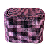 Maxbell Multifuntional Bling Car Trash Can Car Organizer Hanging for Bedroom Pink