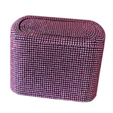Maxbell Multifuntional Bling Car Trash Can Car Organizer Hanging for Bedroom Pink