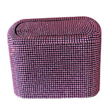 Maxbell Multifuntional Bling Car Trash Can Car Organizer Hanging for Bedroom Pink