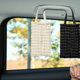 Maxbell Car Soft Hanging Tissue Bag Stylish Measure 11x7inch Universal Accessory Beige
