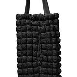 Maxbell Car Soft Hanging Tissue Bag Stylish Measure 11x7inch Universal Accessory Black