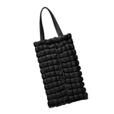 Maxbell Car Soft Hanging Tissue Bag Stylish Measure 11x7inch Universal Accessory Black