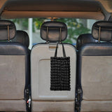 Maxbell Car Soft Hanging Tissue Bag Stylish Measure 11x7inch Universal Accessory Black