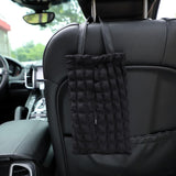 Maxbell Car Soft Hanging Tissue Bag Stylish Measure 11x7inch Universal Accessory Black