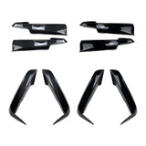 Maxbell Front Surround Bumper Modification Durable for BMW 3 Series F30 F31 Up black stripes