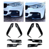 Maxbell Front Surround Bumper Modification Durable for BMW 3 Series F30 F31 Up black stripes
